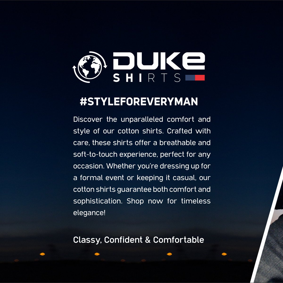 Classy, Confident, & Comfortable: Duke's stylish #shirtsdesign!

Don't miss out on the season's hottest looks.
dukeindia.com/collections/su…

#springsummer #latestfashion #outfitoftheday #picoftheday