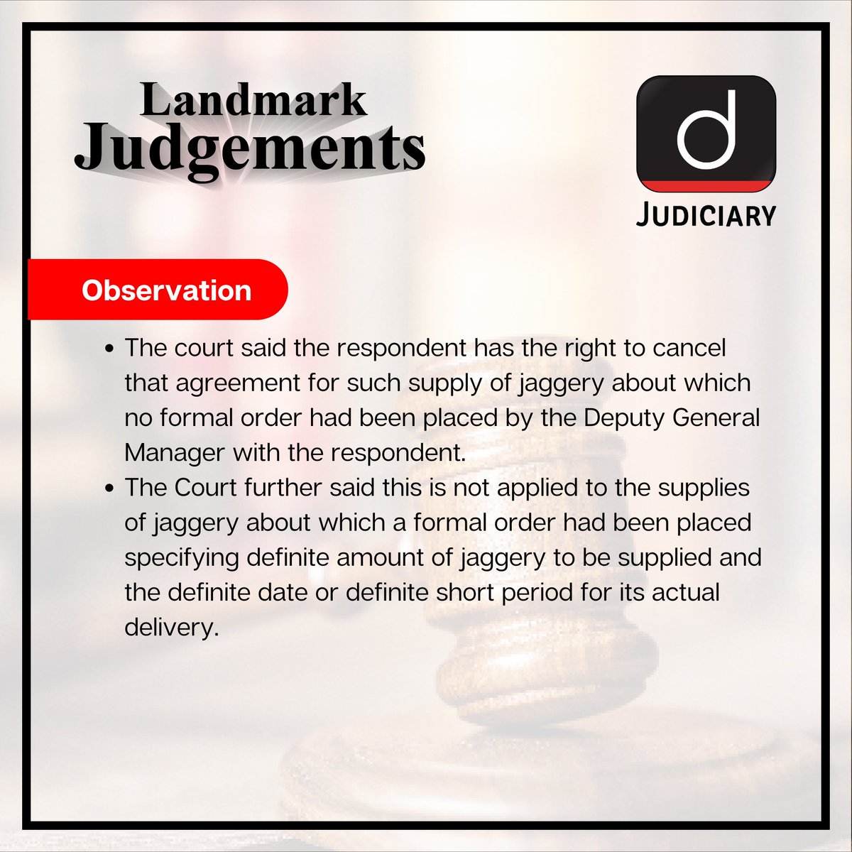 Get inspired by the transformative power of landmark judgments

Check our website: drishti.xyz/website-Judici…

#LandmarkJudgement #LegalServices #Appeal #Judgements #Judges #IndianLaw #IndianLawNews #Constitution #India #Lawyer #Judiciary #DrishtiJudiciary