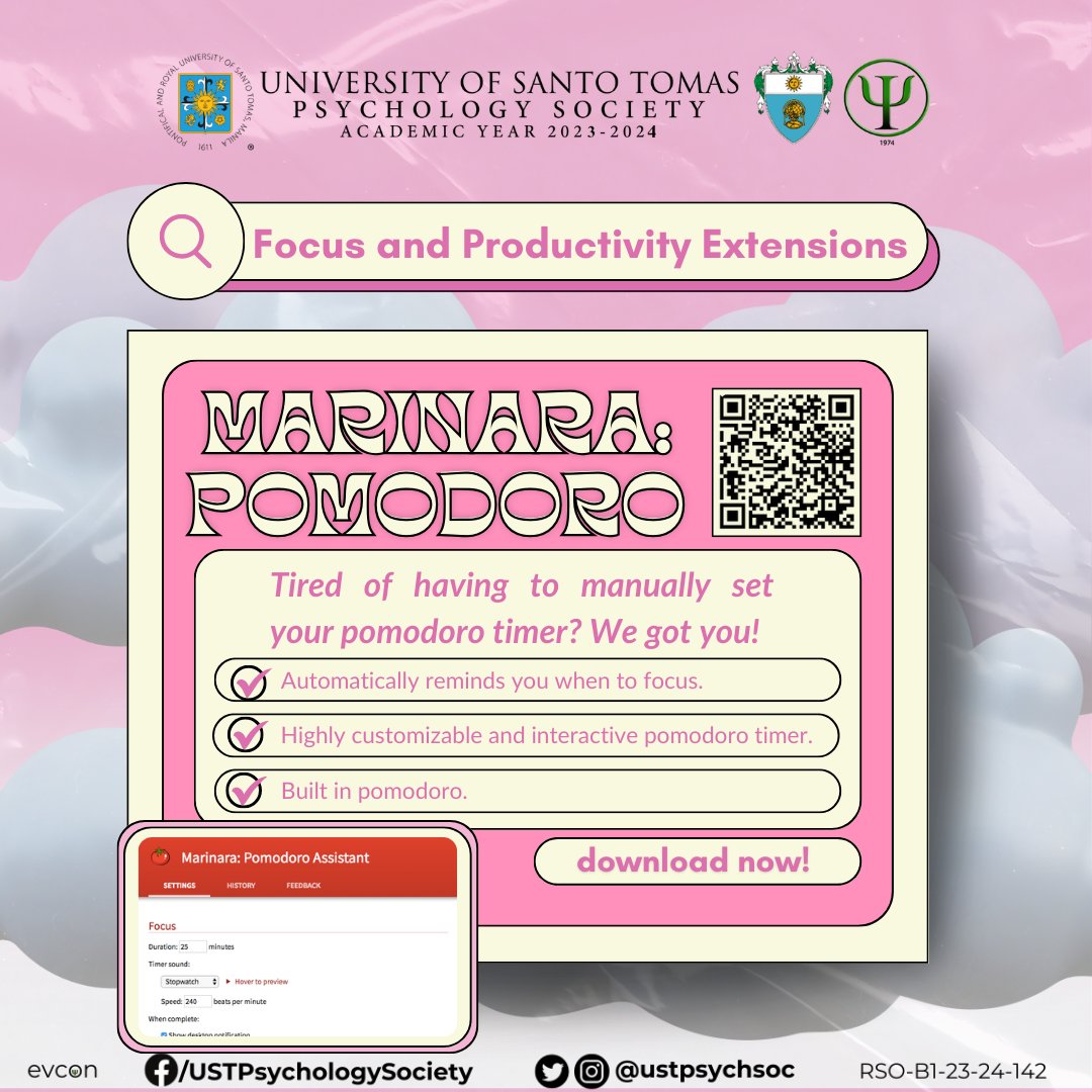 UST Psychology Society tweet media
