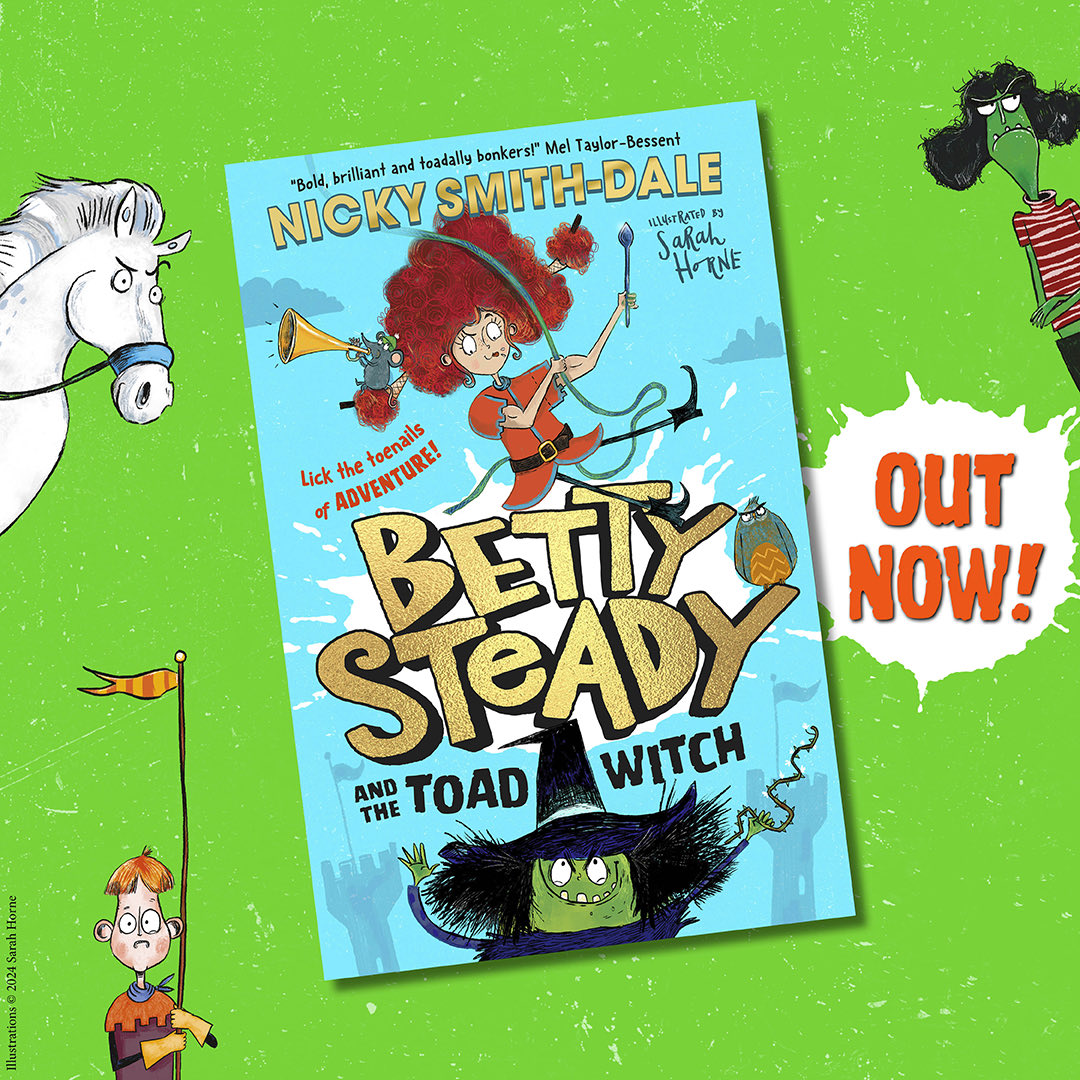 It has been amazing hearing from everyone enjoying Betty Steady this week! A dream come true. If you fancy a laugh, why don’t you grab yourself a copy? Just please don’t fall too madly in love with Simon Anderson, ok? (Betty’s stunning horse in tiger-print cycling shorts)