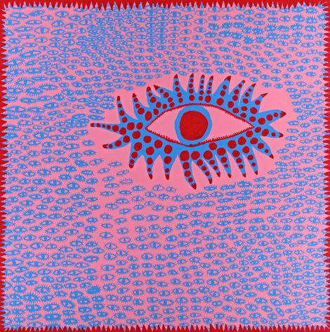 Yayoi Kusama, Accumulated Eyes Are Singing, 2010 #womensart #FridayFeeling