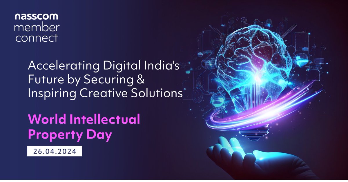 Celebrating World Intellectual Property Day, let's honour & spotlight the innovations fuelling India's tech evolution.
As we pioneer new frontiers, safeguarding our intellectual property is paramount.

Let's unite to foster an environment conducive to innovation!