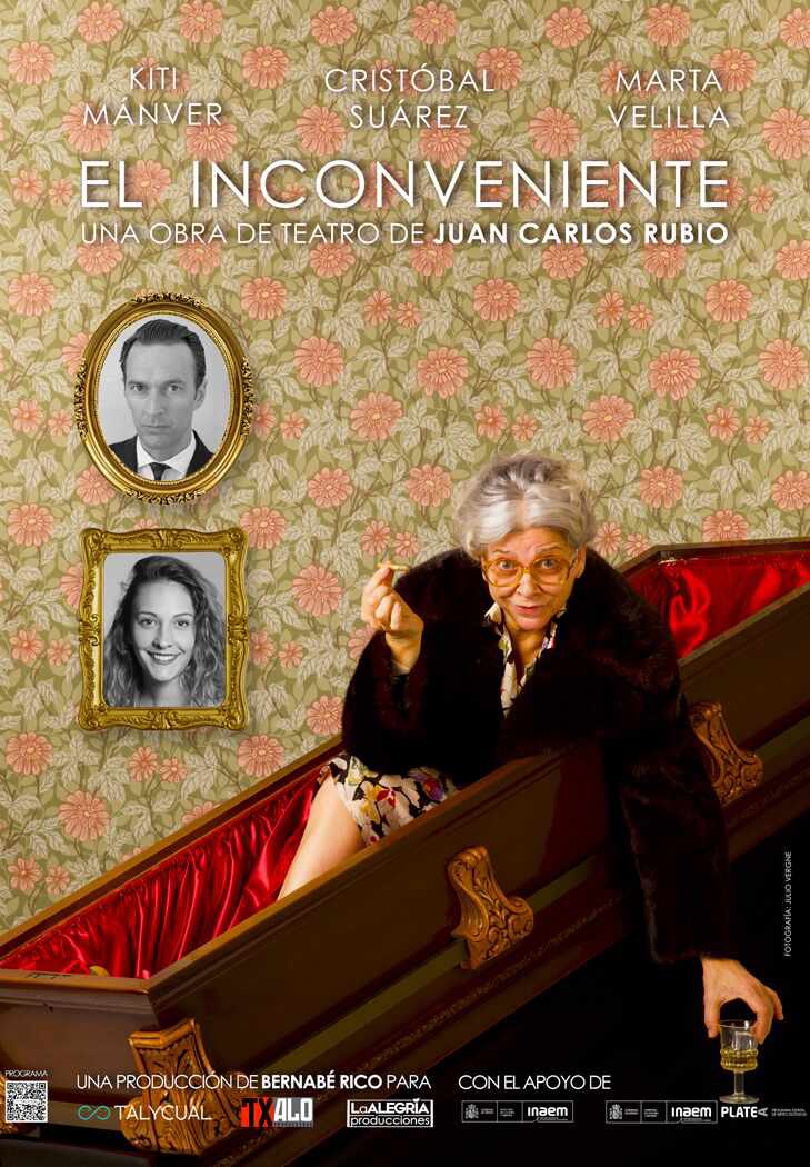 🎭 Hoy, Viernes, 26 de abril, 20:30 horas. Teatro Olimpia presenta la obra de teatro EL INCONVENIENTE una comedia escrita y dirigida por Juan Carlos Rubio con KITI MANVER, CRISTÓBAL SUÁREZ y MARTA VELILLA. 🎟️ Entradas en taquilla y web: teatroolimpia.escenaonline.com/par-public/res…