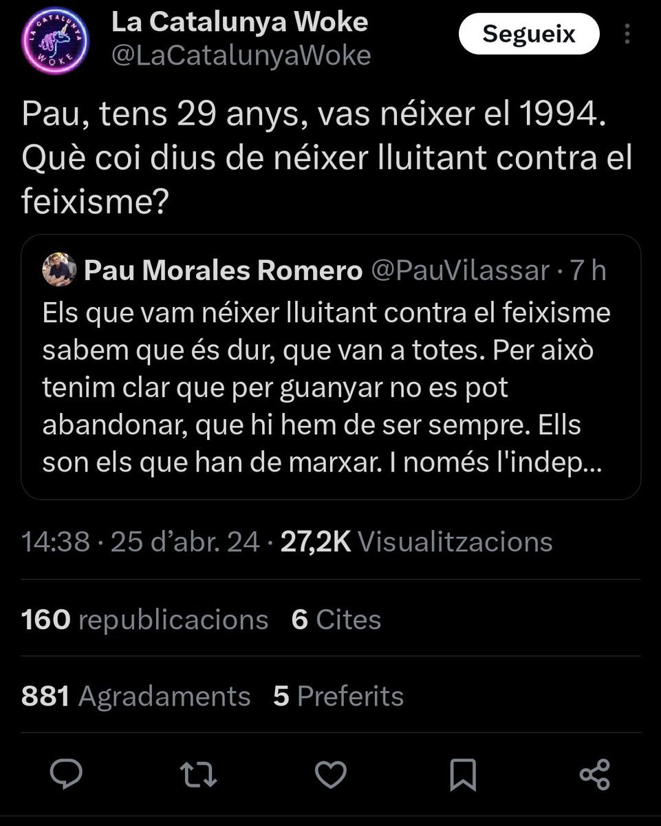 PauVilassar's tweet photo. És parlar de feixisme i salten els trolls i els ventiladors de la desinformació com puces. Merci per la publi. Algunes coses:

1) Content d'haver estudiat història. Serveix, entre d'altres, per no dir algunes bajanades com les que sentim cada dia des del populisme. Us aniria bé. https://t.co/NlY7phuSd9