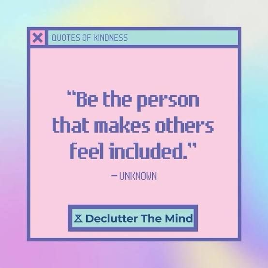 Be a little kinder than you have to!✨