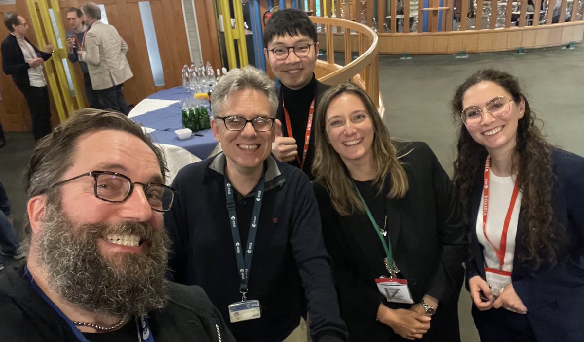 mggtTaylor's tweet image. Lots of HERA people around this week at #ESTEC! I got to catch up with HERA project scientist Michael Kueppers (and @ESA_Rosetta sci ops lead) and also the very awesome Stefania Soldini and colleagues from @LivUni #MechanicalandAerospaceEngineering 🛰️☄️@esaoperations #SpaceSafety