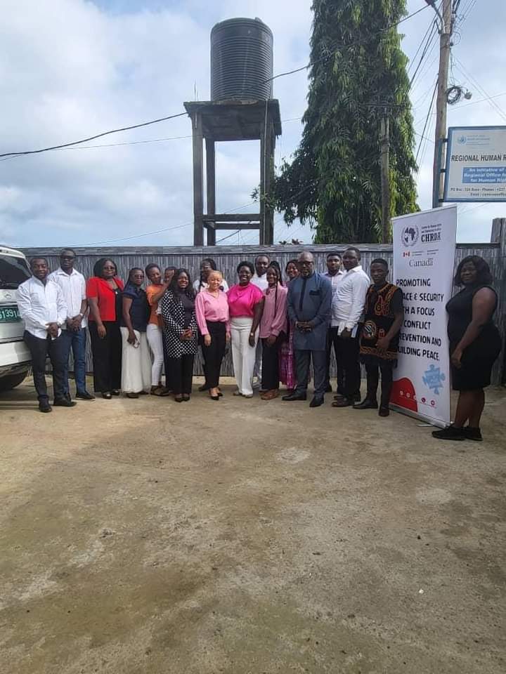 chrda_africa's tweet photo. H.E. Lorraine Anderson, Canadian High Commissioner to Cameroon paid a working visit to #CHRDA on 25 April 2024. During the visit, CHRDA discussed with her the work we have been doing concerning peacebuilding, human rights, civic engagement and possible future projects. https://t.co/C03LVr91q7