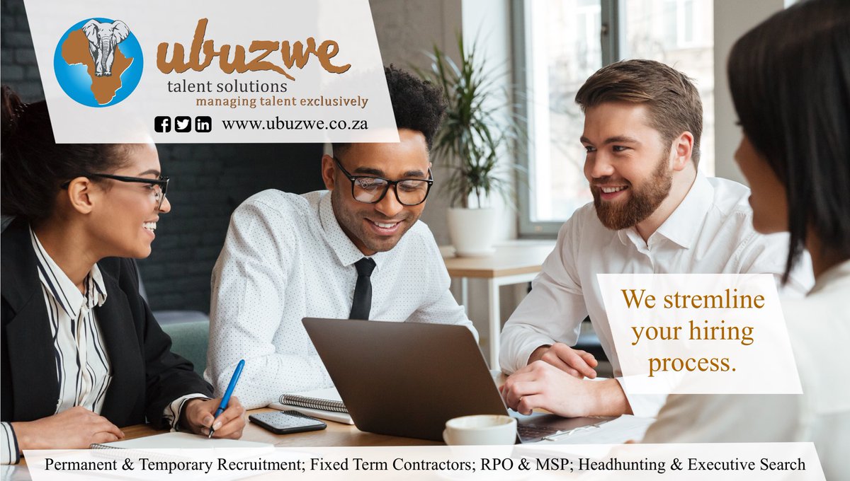 Struggling to find the perfect candidates? Let us simplify your hiring process! With our streamlined approach, we'll match you with top talent effortlessly. #UbuzweTalentSolutions #UbuzweTalent #Ubuzwe #recruitmentsimplified