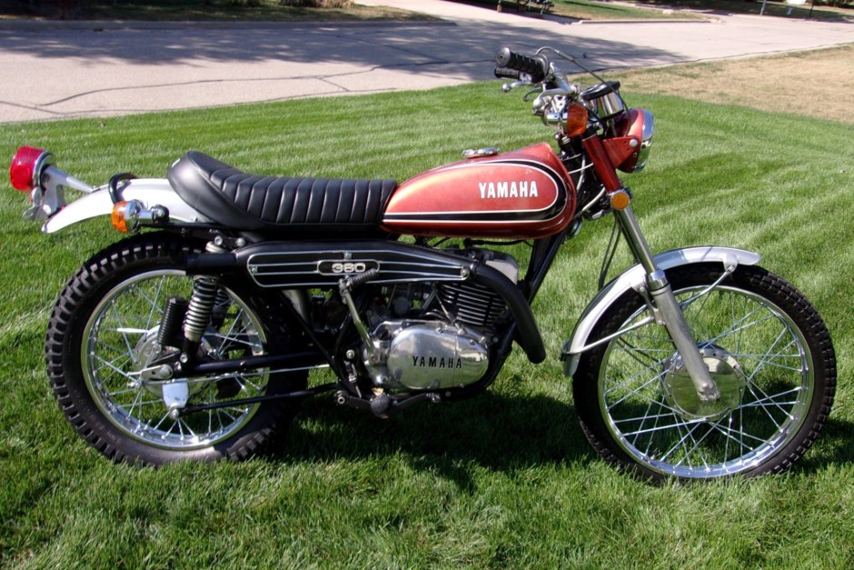 1973 Yamaha RT3 Enduro 360 source: tinyurl.com/4ey2ebx2 #ClassicMotorcycles