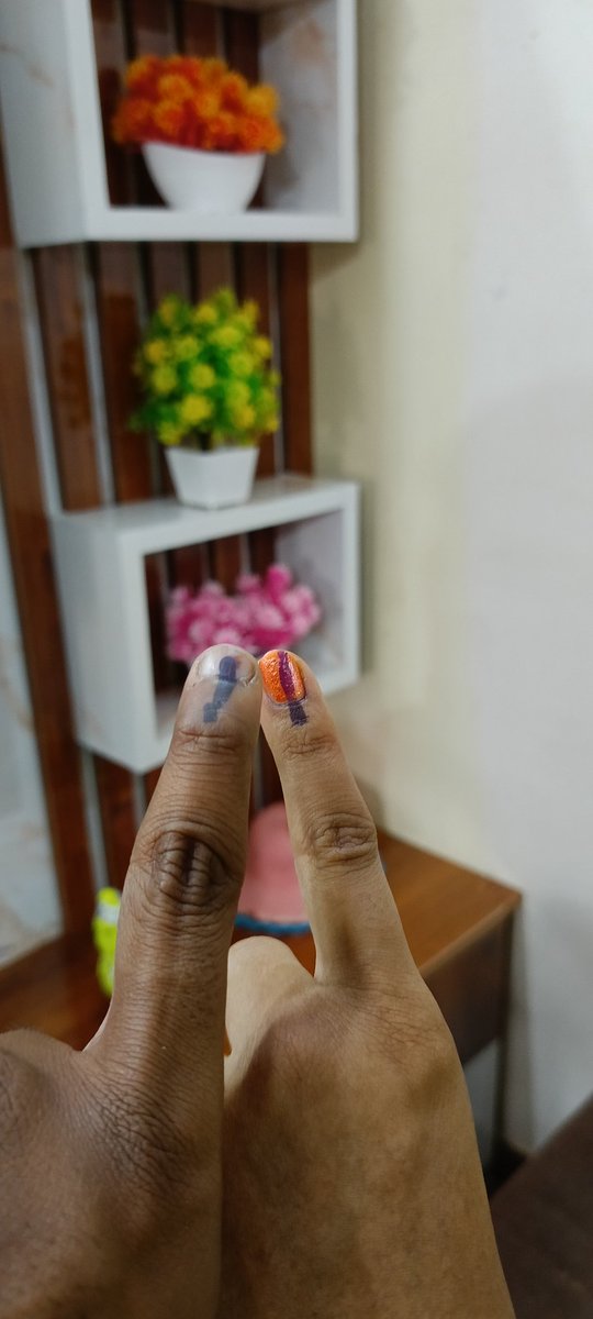 OptionInversion's tweet photo. Voting Done! For better Bharat ЁЯТкЁЯТк
Hoping for Landslide victory for Bharat ЁЯШО
#MODIfiedBharat #VoteForBharat #VoteForDevelopment #VotingMatters #BengaluruCentral https://t.co/6jZ4gHWidR