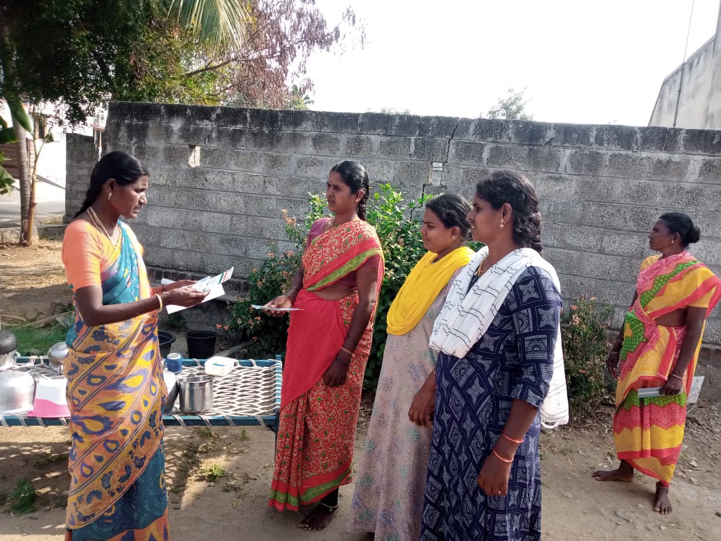 Erode District-unther the scheme DAY_NULM
SHG Group formation are going on all Our District ULB..