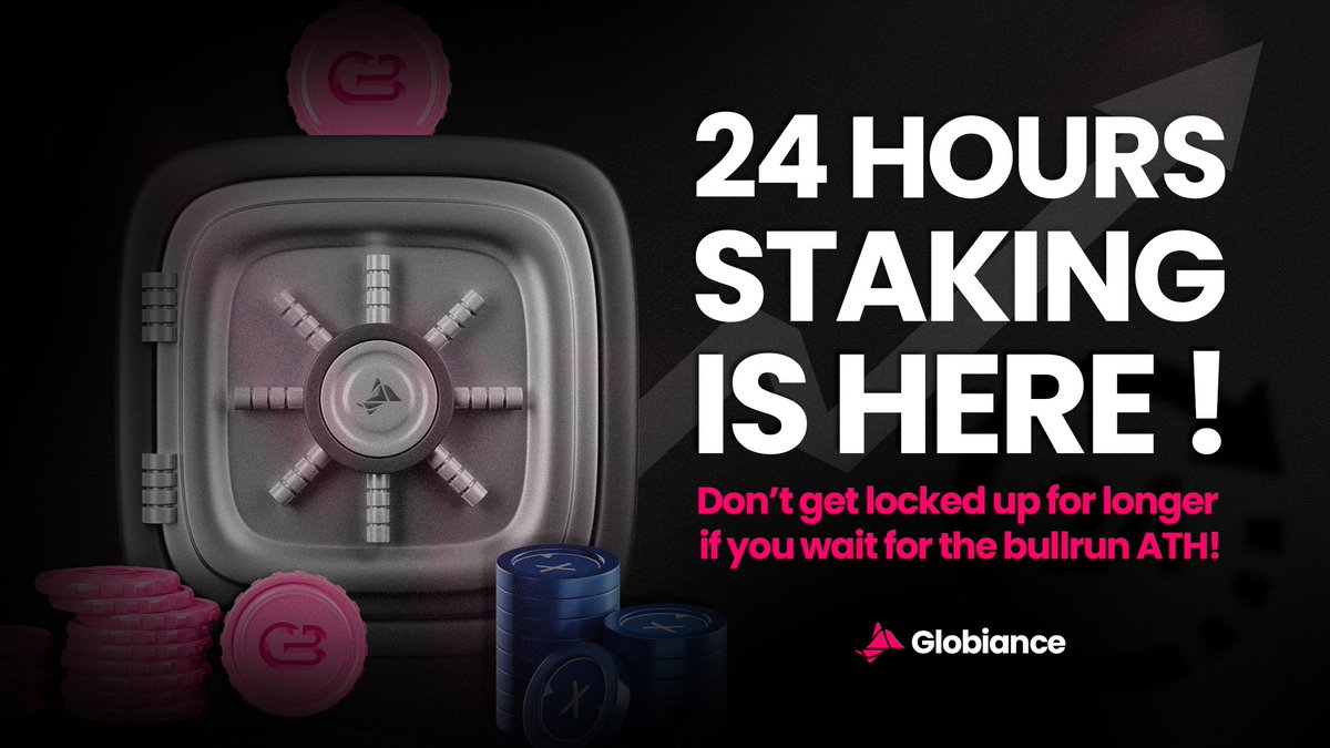 MAXIMIZE your XDC 24hr STAKING gains!
Stake #XDC for 1 day @ 5.99% APY on Globiance!  🚀

💰 Stake XDC - 365 days @ 9.99% APY 
💰 Stake XDC - 180 days @ 9.49% APY 
💰 Stake XDC - 90 days   @ 9.01% APY
💰 Stake XDC - 1 day         @ 5.99% APY 

Globiance Individual Staking means…