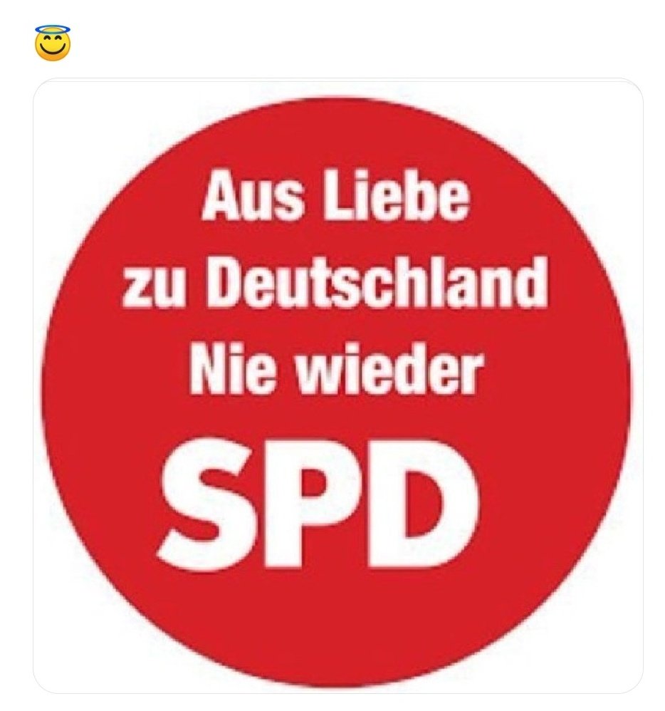 Mit einem Kreuz bei der Wahl an der rechten/ korrekten Stelle.

#NieWiederSPD

🕊️