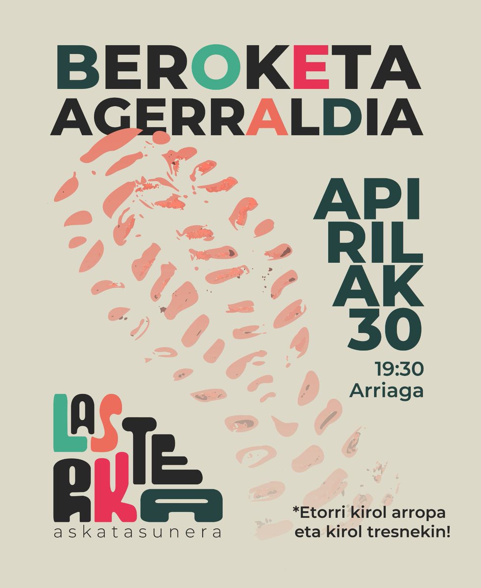 Hilabete bat baino gutxiago geratzen da gure ideia zoro honek argia ikusi dezan. Horregatik aurkezpen-beroketara honetara gonbidatu nahi zaitugu! 😎🤟🤸🏿‍♀️🏃🏾‍♀️

Pd: ekarri kirol arropa eta tresnak (palak, julajop, baloiak...) Eta keep calm, ez dugu izerdituko 😜