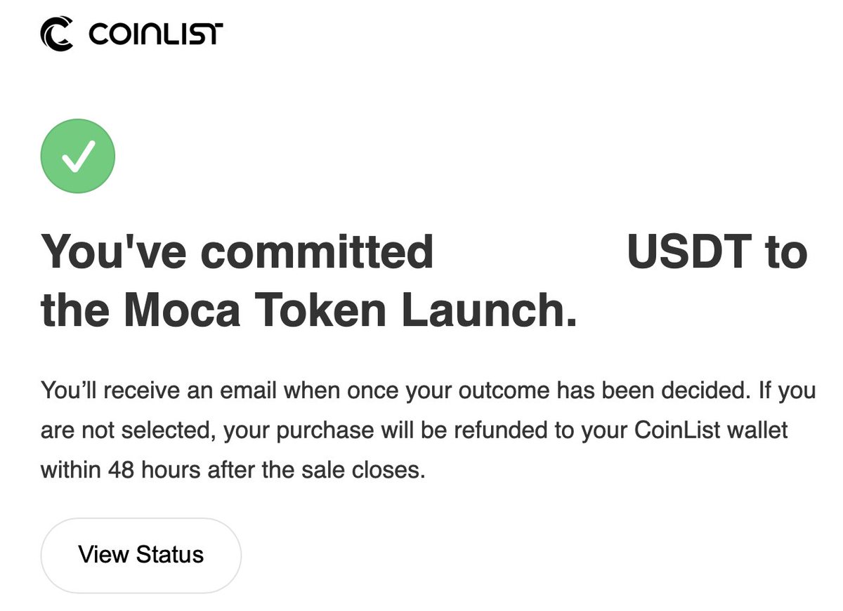 Committed! Have you? #ChooseRich @MocaverseNFT @MOCAFoundation @CoinList