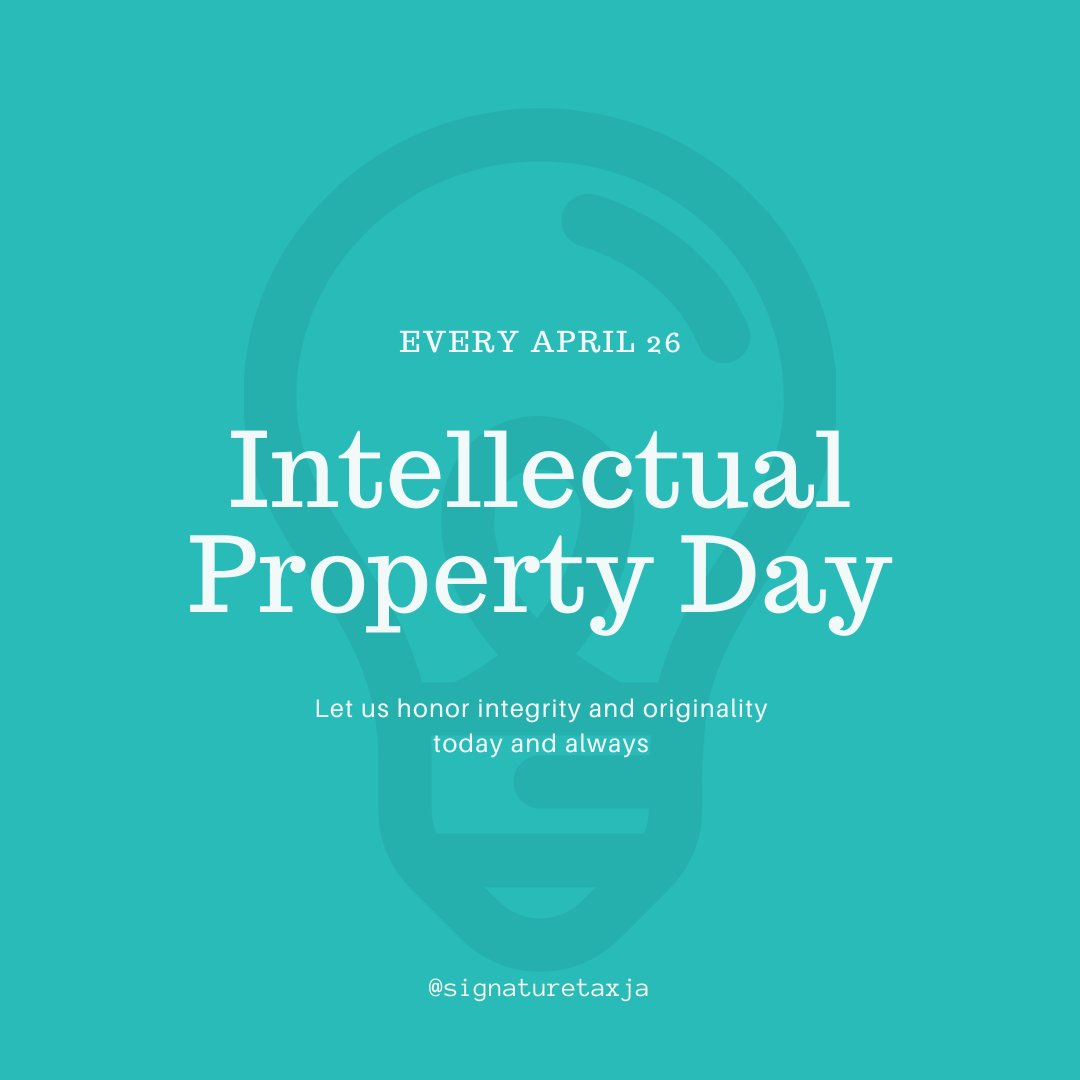 Happy #WorldIPDay! 🎉 Celebrating the spark of originality that fuels innovation and shapes our world. Let's protect and cherish the creativity that drives progress. 💡 #Originality #Innovation #CreatorsRights #IdeasMatter