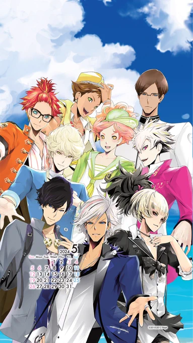 5月カレンダー配布  今月のカレンダーは「TOKYOヤマノテBOYS」より、 9人のカレンダーです  早速に設定して使ってくださいね  #TYB