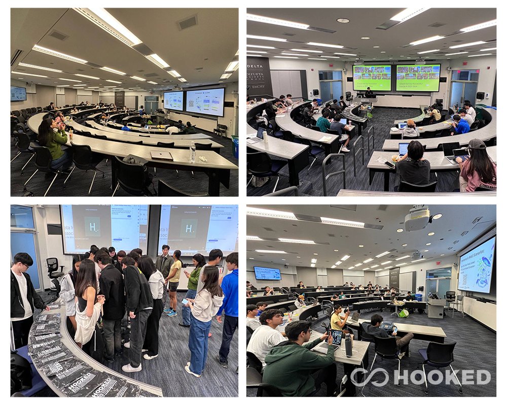 #NewEraofHOOKED #HookedUnitour Hooked 2.0 Unitour across the Americas: Unleashing Web3 mastery empowerment at Emory University! 🚀 Empowering GenZ Minds: The event was a nexus of innovation, with discussions on the evolution of blockchain, Web3, and the future of technology.