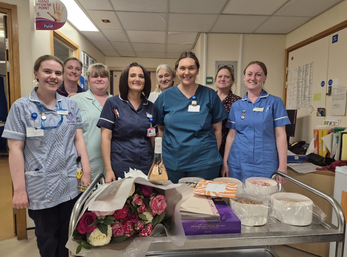 VRhch's tweet photo. We said goodbye to one of our fabulous domestic team today! Both us and the patients will miss her loads! 😊🙏 Thank you for all your hard work Shantel and all the best in your new role 👍 https://t.co/356acA7cpn