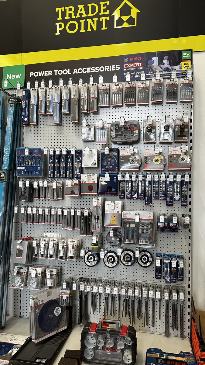 NEW! Bosch EXPERT has an accessory for every challenge on the job site 🔩 

⭐Best in class performance with longer lifetime​
⭐High precision and efficiency for the demanding professional

 Now available at TradePoint 🙌