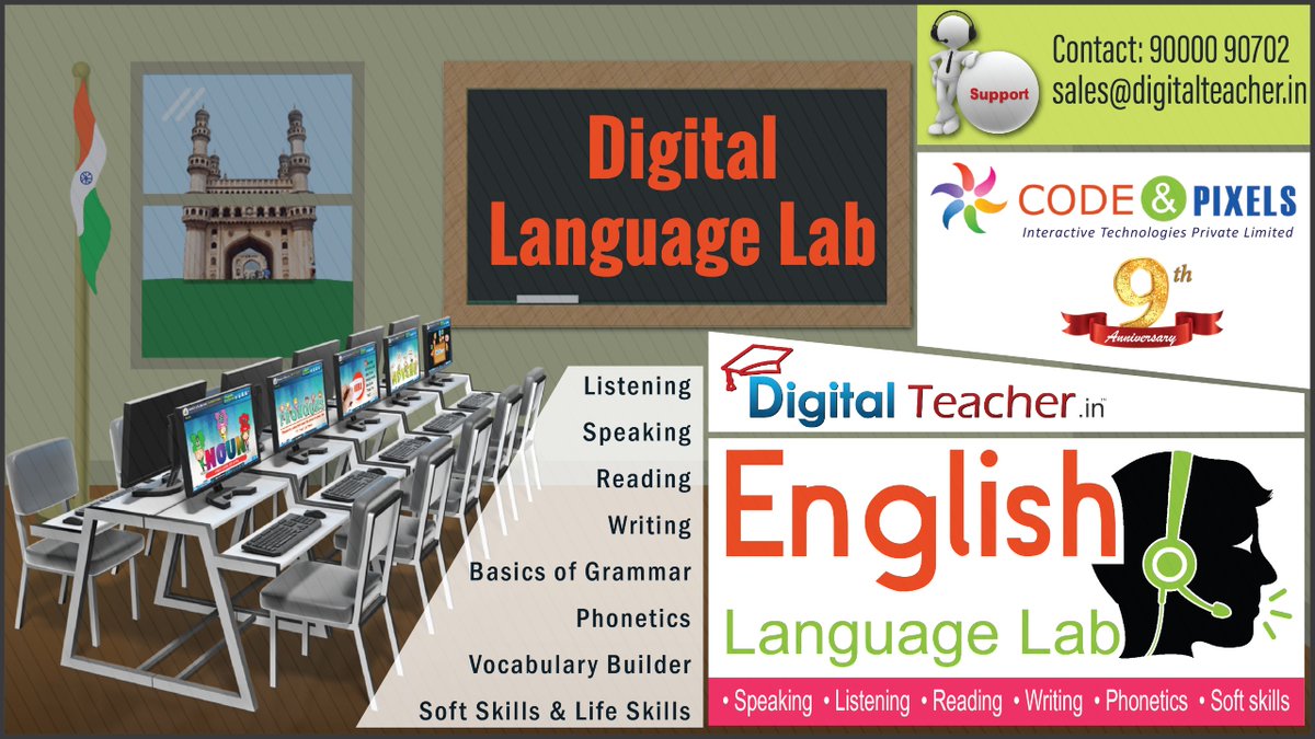 Digitallab001's tweet image. Digital Teacher English Language Lab - Blended Learning Solution
For More Do Visit: englishlab.co.in
#EnglishLanguageLab #Software #Technology #LanguageLab #Software #EnglishLab #DigitalLanguageLab #Education #CodeandPixels #DigitalTeacher #EnglishLabPrice