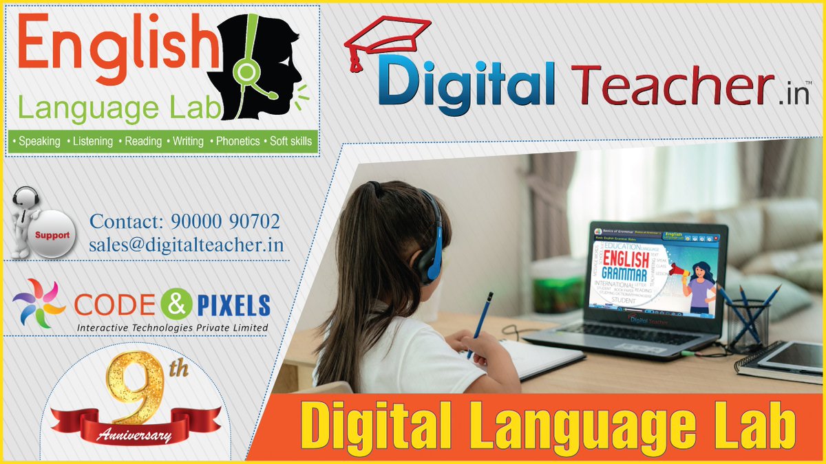 Digitallab001's tweet image. Digital Teacher English Language Lab - Blended Learning Solution
For More Do Visit: englishlab.co.in
#EnglishLanguageLab #Software #Technology #LanguageLab #Software #EnglishLab #DigitalLanguageLab #Education #CodeandPixels #DigitalTeacher #EnglishLabPrice