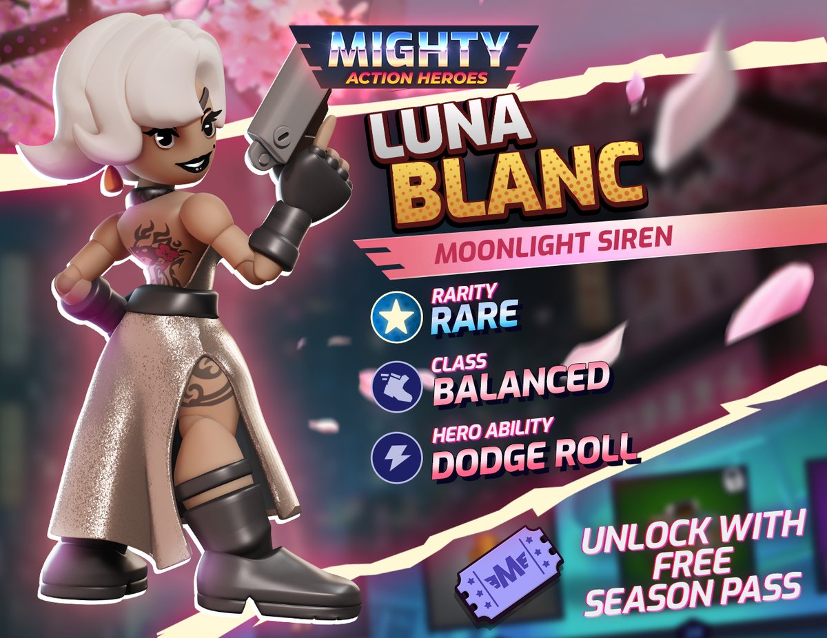 PlayMightyHero's tweet photo. Meet Season 4's exclusive Heroes who YOU voted for on Discord. Unlockable on free and Premium Pass! 🔓 https://t.co/DWAA8HS2pp