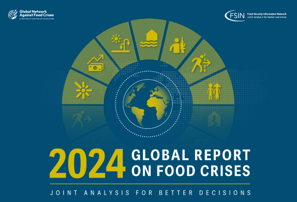 New Global Report on Food Crisis📄 shows ⬆️levels of acute #malnutrition with as many as 36.4 million under5s affected in 3⃣2⃣ #foodcrisis countries. Let's use this data📈 to inform #FoodSystems transformation. 👉Download the #GRFC24 at bit.ly/GRFC24 #FightFoodCrises