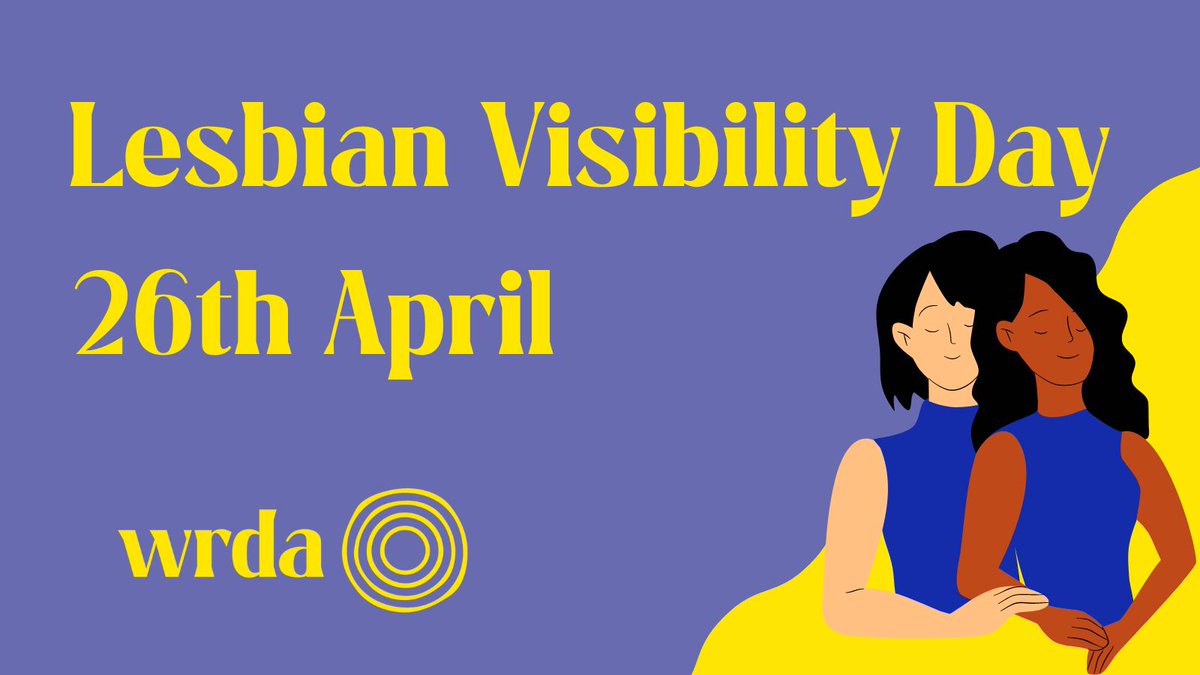 Today is Lesbian Visibility Day! Check out @NIHere NI's only org dedicated to Lesbian and Bi women. Here NI's name reflects the importance of visibility for lesbian and bisexual women and the idea that HERE is wherever we are…. which is everywhere!