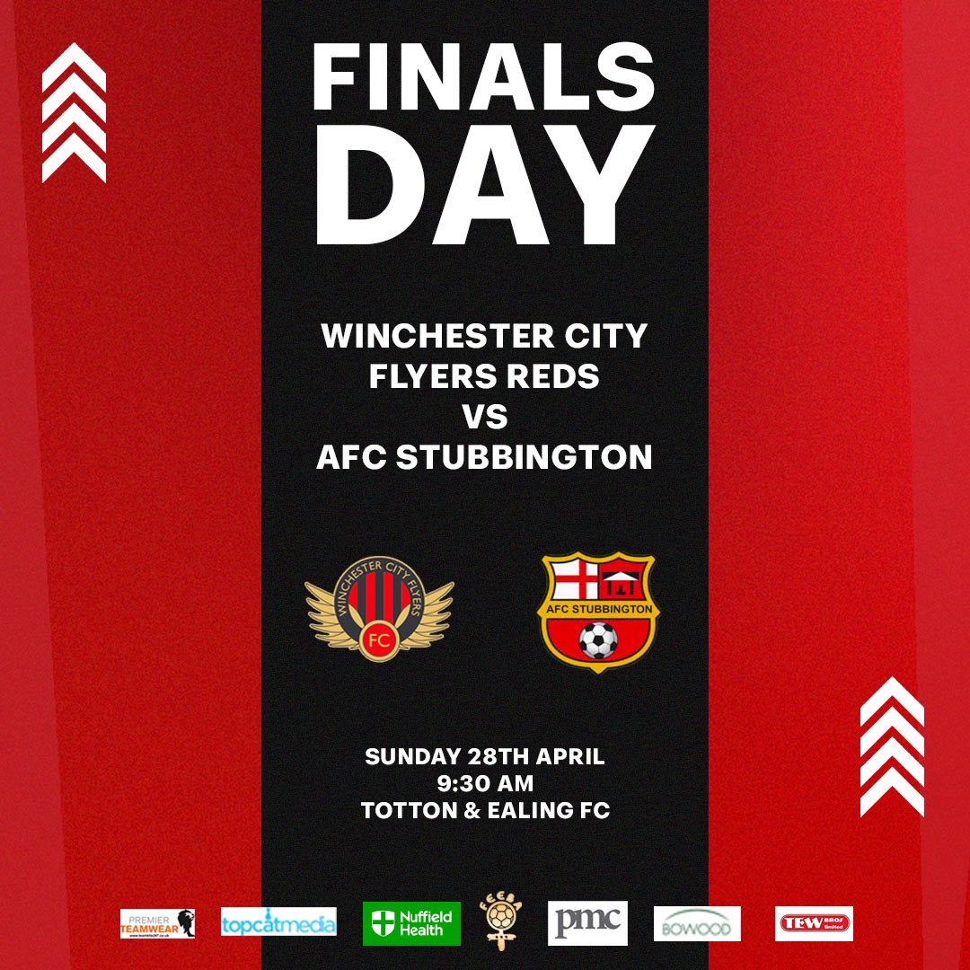 WinchCityFlyers's tweet photo. Finals Day🏆
On Sunday morning the Reds will face @AfcStubbington Ladies in the Junior Shield Final!
🏟️ Totton & Ealing FC
⏰ 9:30 AM
🎟️ Adults £5 | Seniors £2 | Under 16 Free
Let’s all get behind the Reds🤩
#UpTheFlyers #WCFFC https://t.co/m2ddR7Ct1e