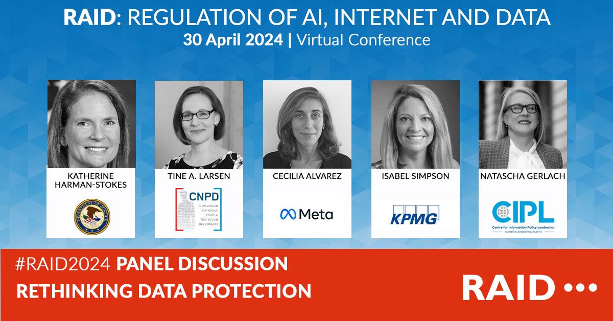 🌐 Join us for a thought-provoking discussion on 30 April as we delve into the intricacies of safeguarding data in an ever-evolving digital landscape with a panel on Rethinking Data Protection. Register➡️ eu1.hubs.ly/H08QRhm0 
#RAID2024 #DataProtection #DataPrivacy #AI #GDPR