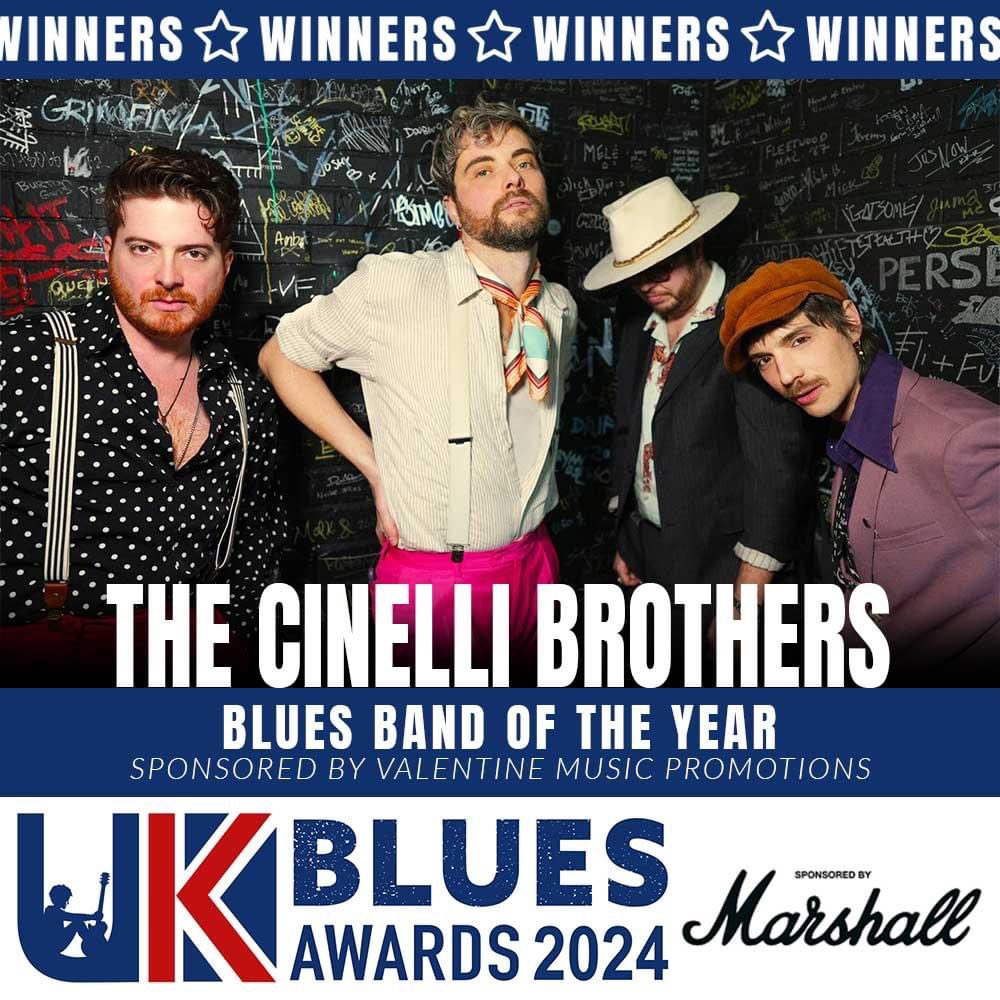 🏆 WE WON 🏆 2024 UK Blues award Blues band of the year 🤯