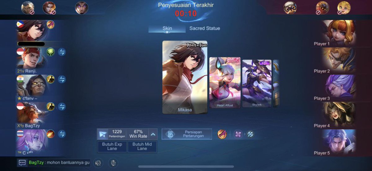 Mobile Legends Menfess tweet media