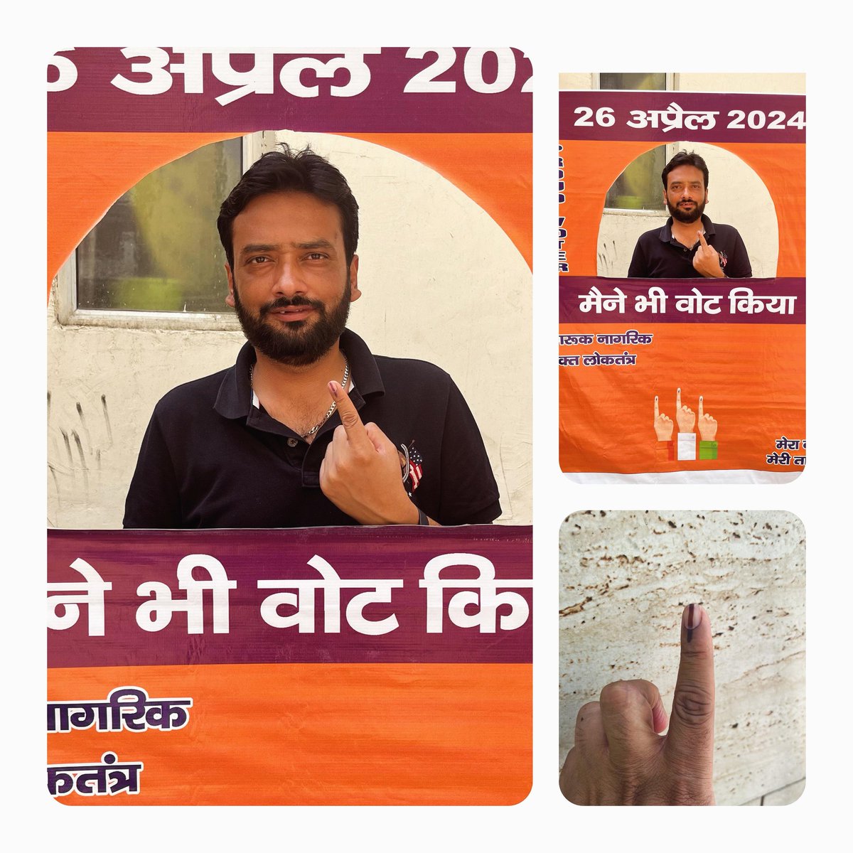 sumitjha14's tweet image. राष्ट्रहित और भारत को वैश्विक नेता बनाने के लिए मतदान किया।

#Elections2024 #VoteForBJP #AbkiBaar400Paar