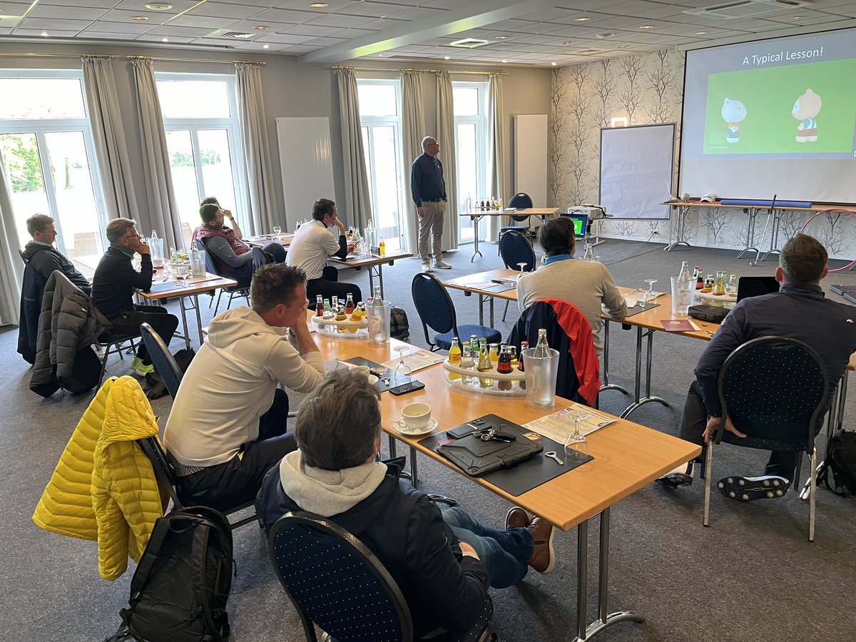 I had a wonderful time presenting to PGA Golf Professionals from Germany, Belgium, France, and the Netherlands.  Andrew Greig did a wonderful job coordinating this seminar!  Off to Madrid to speak to the PGA of Spain!
