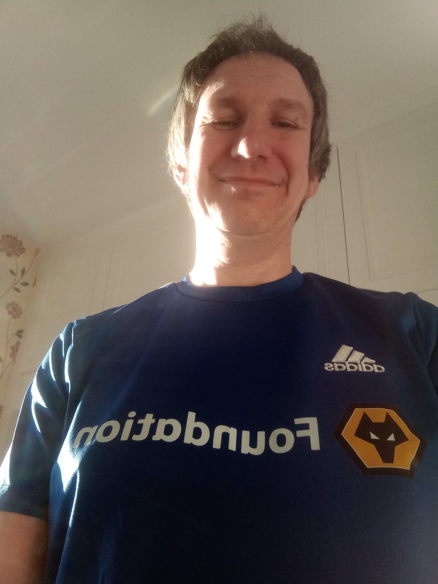 CarlfromWolves's tweet image. Football shirt day at work #WolvesFoundation