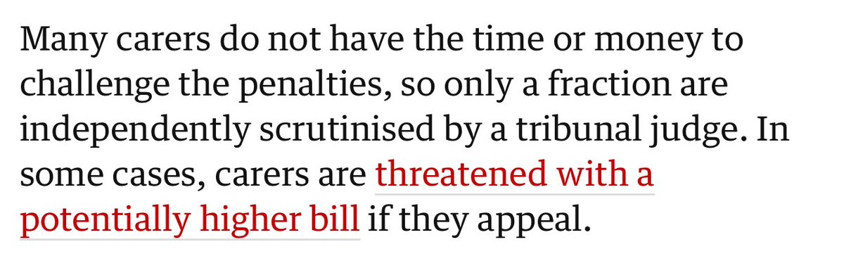 Worth getting the message out to all carers in this position (a) that there are no fees to pay for Tribunal appeals; (b) that Tribunal judges are very used to dealing fairly with unrepresented appellants and will look hard at the DWP’s evidence for themselves; …