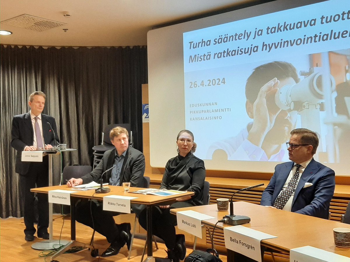 "Resurssi, joka vapautuu tämän päätöksen myötä, on tärkeä", sanoo VaV pj @markuslohi "Väestö ikääntyy ja tarve silmäoperaatioihin kasvaa. Näön heikkeneminen vaikuttaa toimintakykyyn todella paljon, toimiva näkö auttaa ikääntyviä myös asumaan pidempään kotona." #sote #silmäterveys