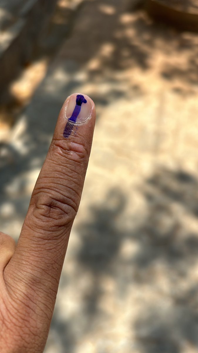 #PaperlessVoting

Download Voter Helpline app on your phone and you don't need printed voter ID card and voter slip. 

It took just 10 minutes of waiting in queue.