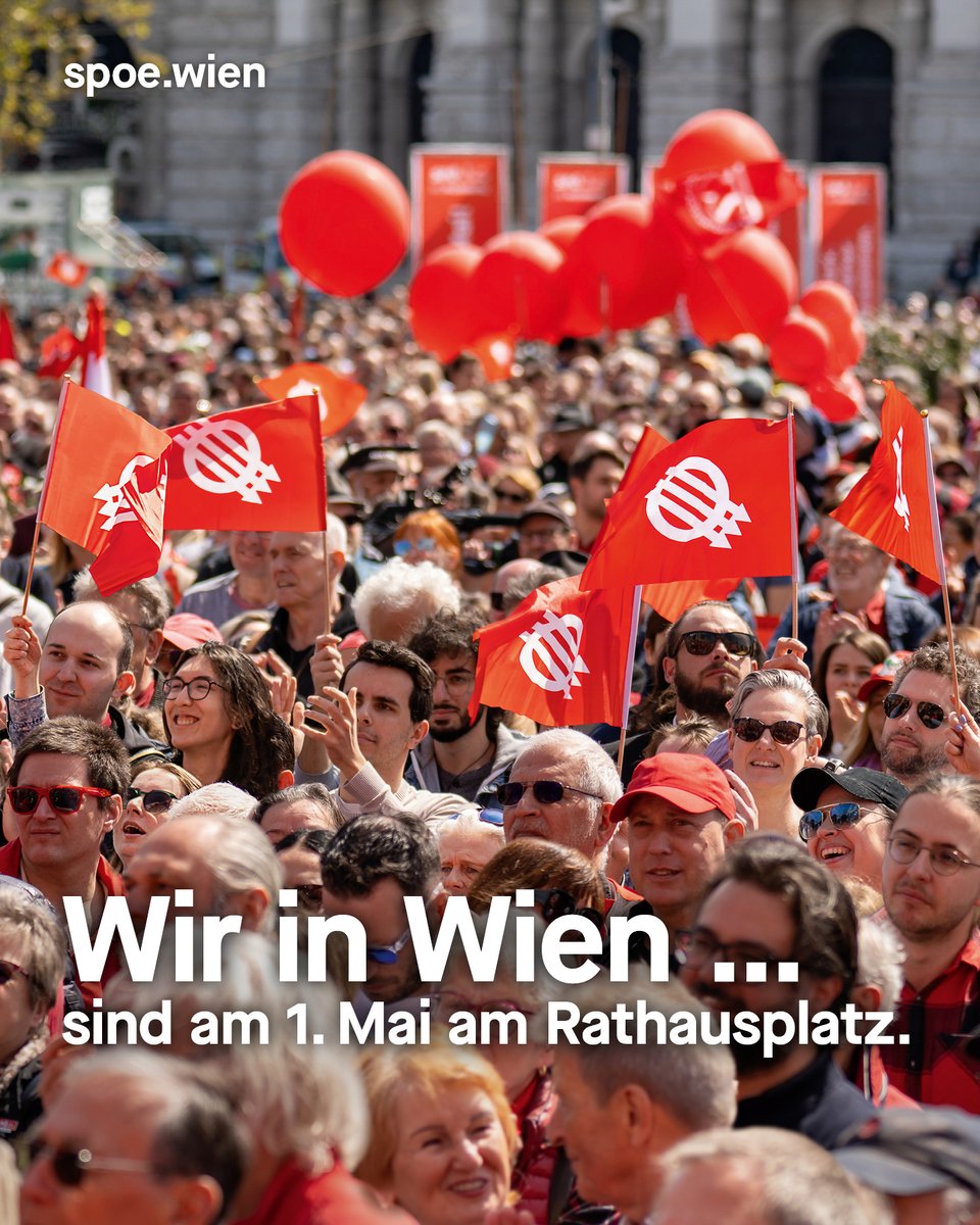 SP_Wien's tweet photo. Nach dem Parteitag ist vor dem 1. Mai 🤩🌹. Gemeinsam kämpfen wir für ein faires Europa. Komm heraus zum 1. Mai! Erfahre hier alle Informationen und den Treffpunkt deiner Bezriksorganisation. #WienerWeg #hochder1mai https://t.co/0bKT9cA5Bo https://t.co/72iO2jBq1z