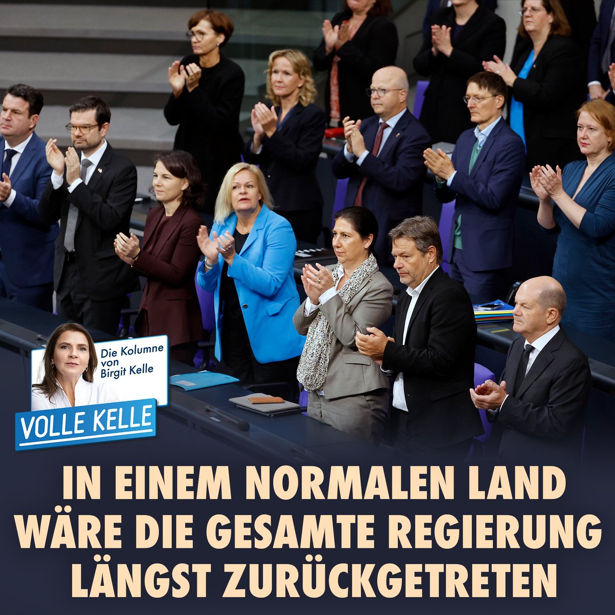 „In einem normalen Land müsste ein Robert #Habeck  mit sofortiger Wirkung zurücktreten. Es ist ja keine Schande, nichts von Wirtschaftspolitik zu verstehen, aber warum muss man dann Wirtschaftsminister werden? Andererseits reiht sich der Kinderbuchautor und Philosoph Habeck in