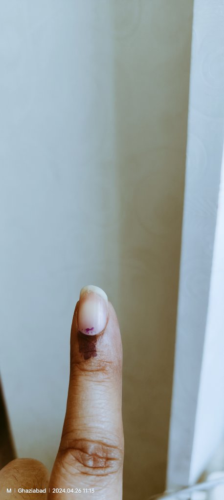 #VotingDay #myvote 
Voted for my favourite PM 
#AbkiBaar400Paar