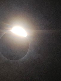 Totally cute post before I slumber: look at this solar eclipse I experienced on the 8th (credits to my sister for taking the photo!)

#Eclipse2024 #SolarEclipse2024