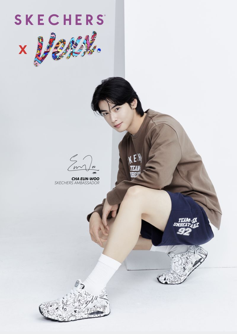 📸 Brand Ambassador Cha Eunwoo for Skechers x Vexx #CHAEUNWOO