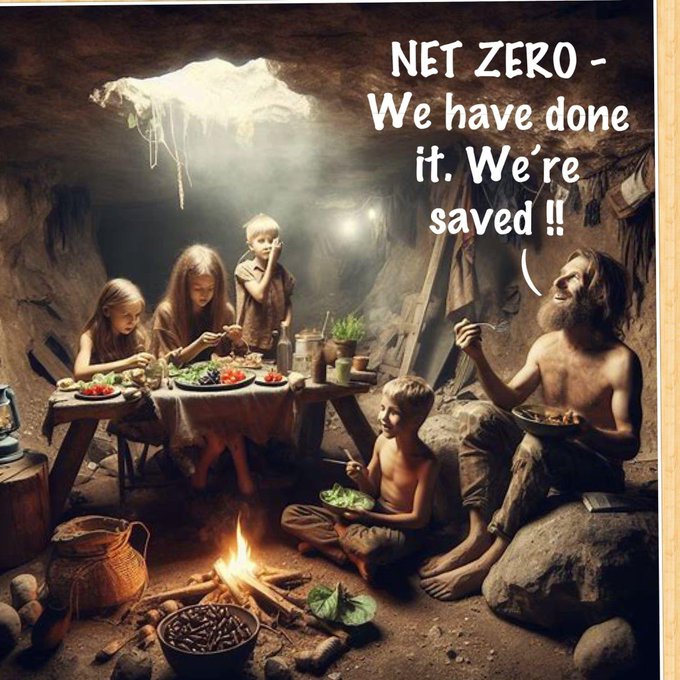 As #NetZero enthusiasm evaporates everywhere, UK government is working on a hard-hitting propaganda campaign to revive it. Here's an early draft of their central theme Thoughts?