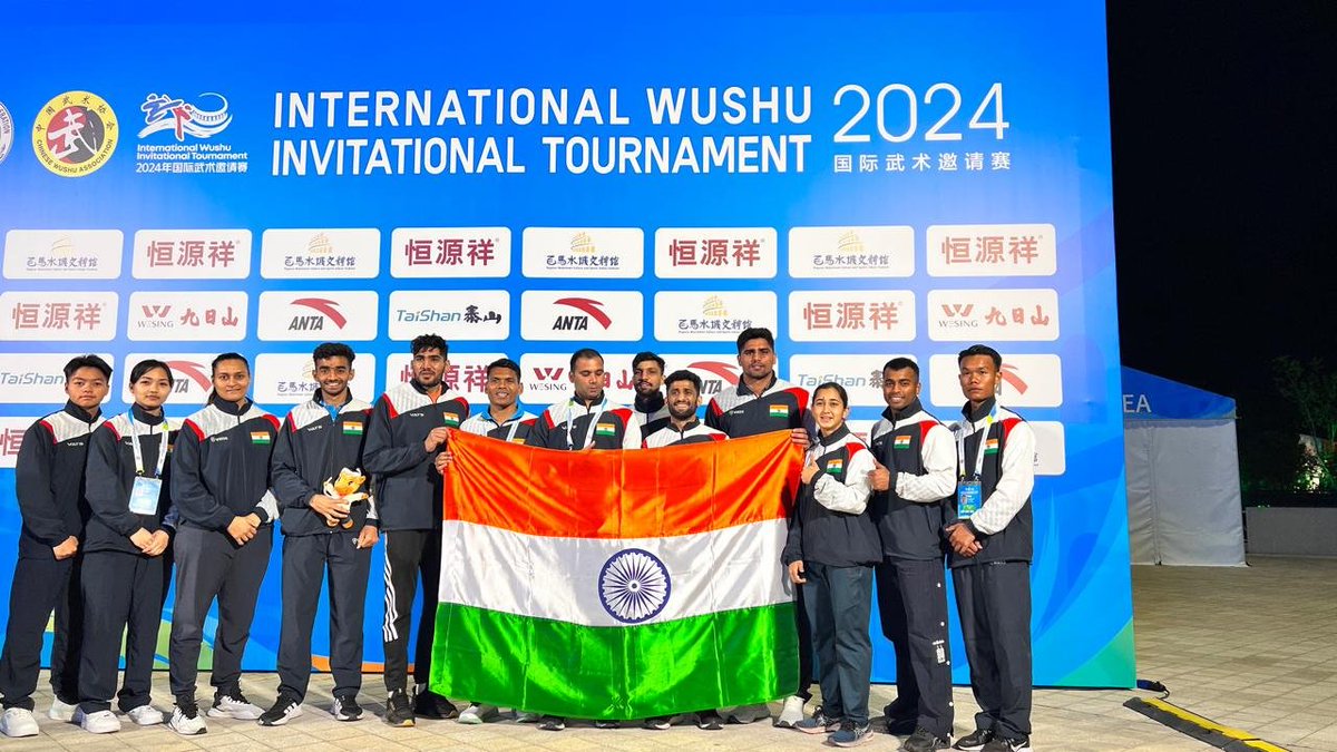 Wushu World Cup Qualifying Championship - 2🥇 2🥈 3🥉 8 Indian athletes qualify for the Wushu World Cup 2024 to be held in November💪 📷 @Media_SAI