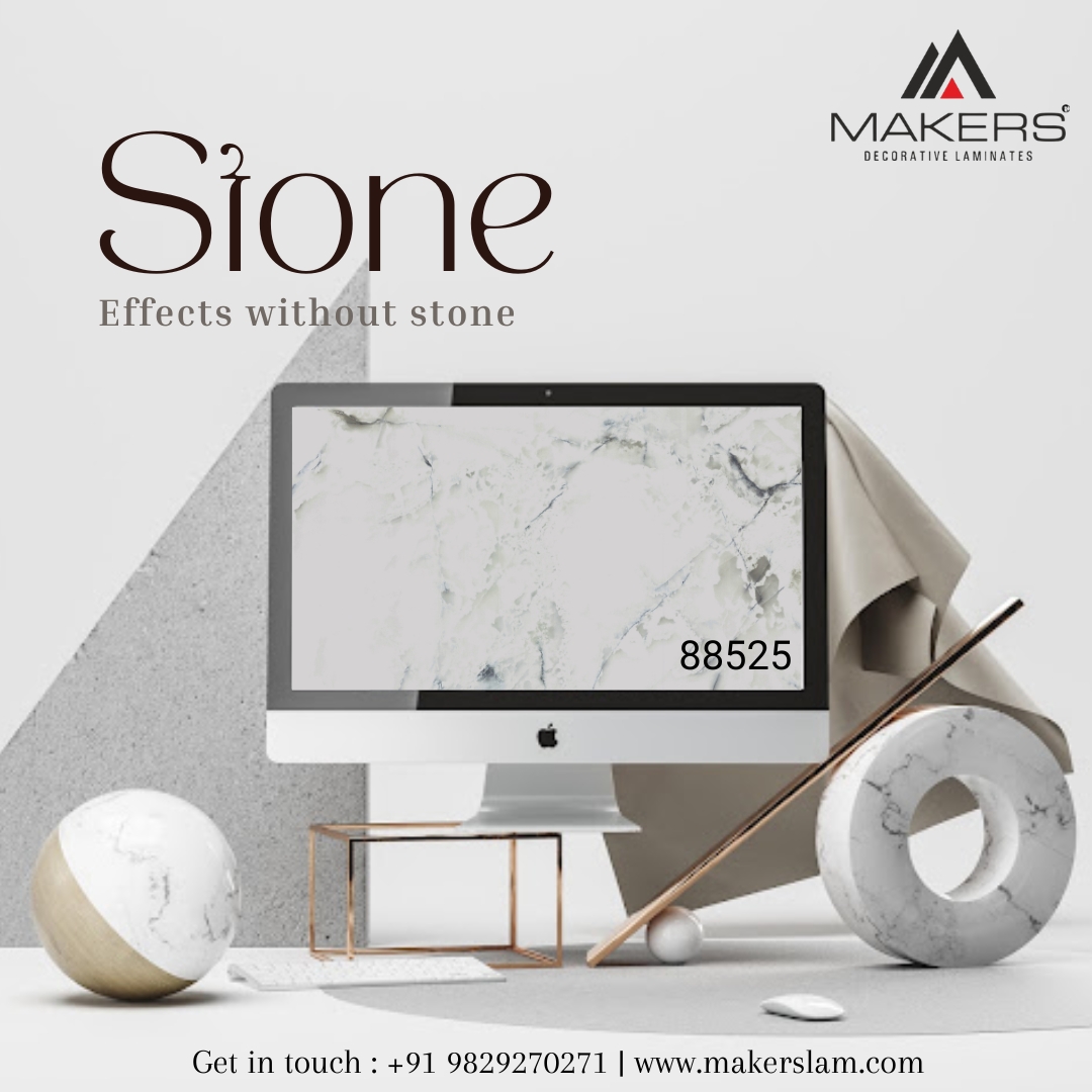 “Transform your home with the beautiful elegance of stone, minus the heavy costs and installation hassle! 
#HomeTransformation #StoneEffect #LaminateLuxury #InteriorDesign #AffordableElegance