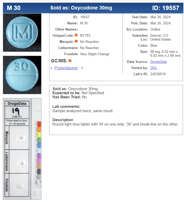 @emochick_420 That could be anything. People are cooking nitazenes and everything else into counterfeits.