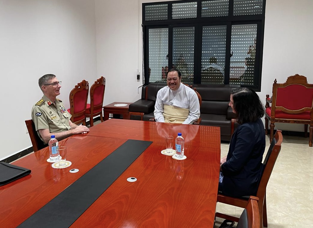 Thank you to His Royal Highness Crown Prince Tupouto’a ‘Ulukalala & Brigadier General Lord Fielakepa, for welcoming me back to Tonga. The Defence relationship between 🇦🇺🤝🇹🇴 continues to deepen as we work towards our shared goal of regional security.