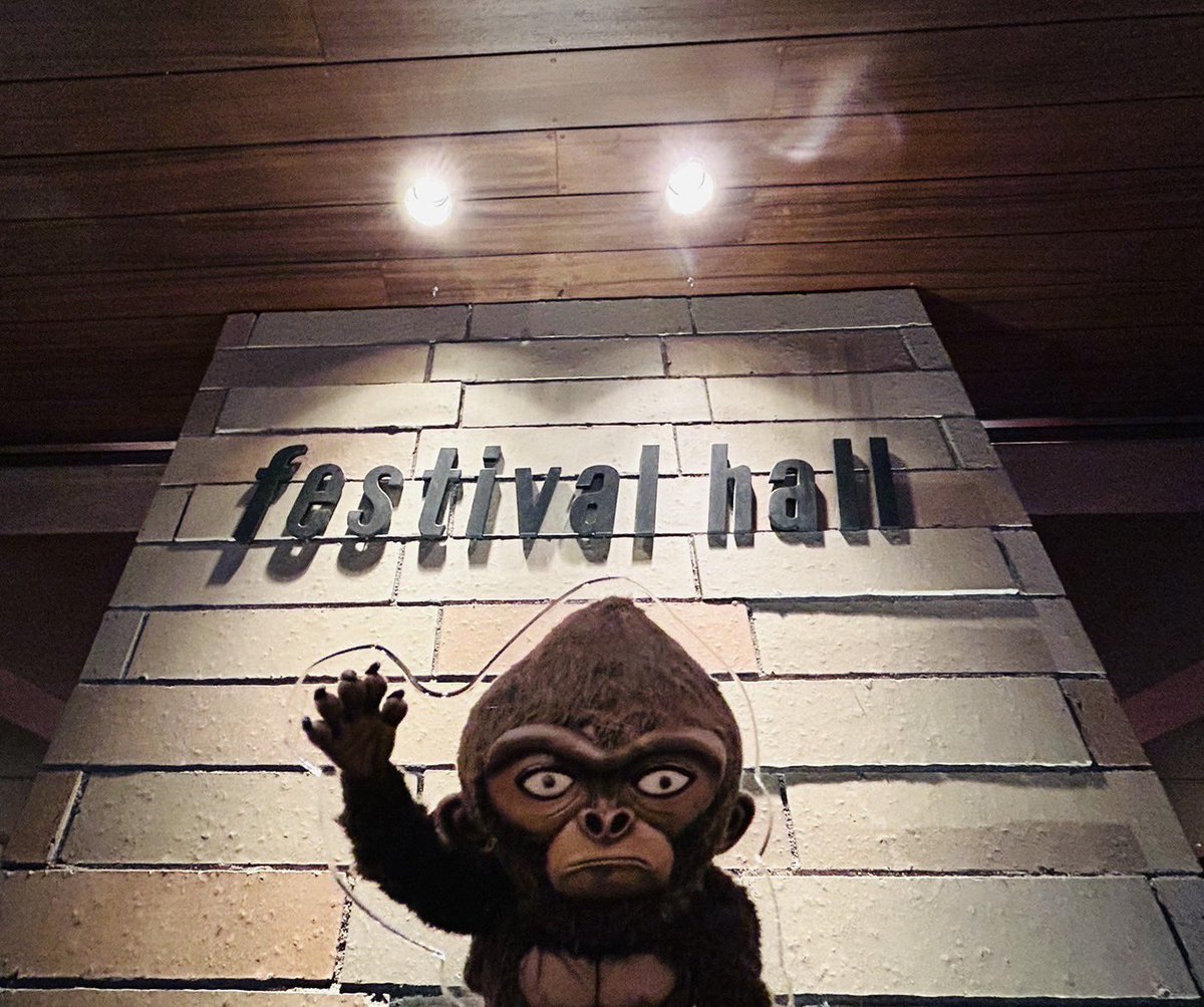 本日は大阪府 フェスティバルホール公演🐙 ザ・クロマニヨンズ ツアー